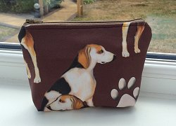 Brown Hounds large purse